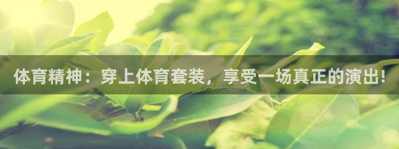 JJB竞技宝官网下载招商电话是多少:体育精神:穿上体育套装,